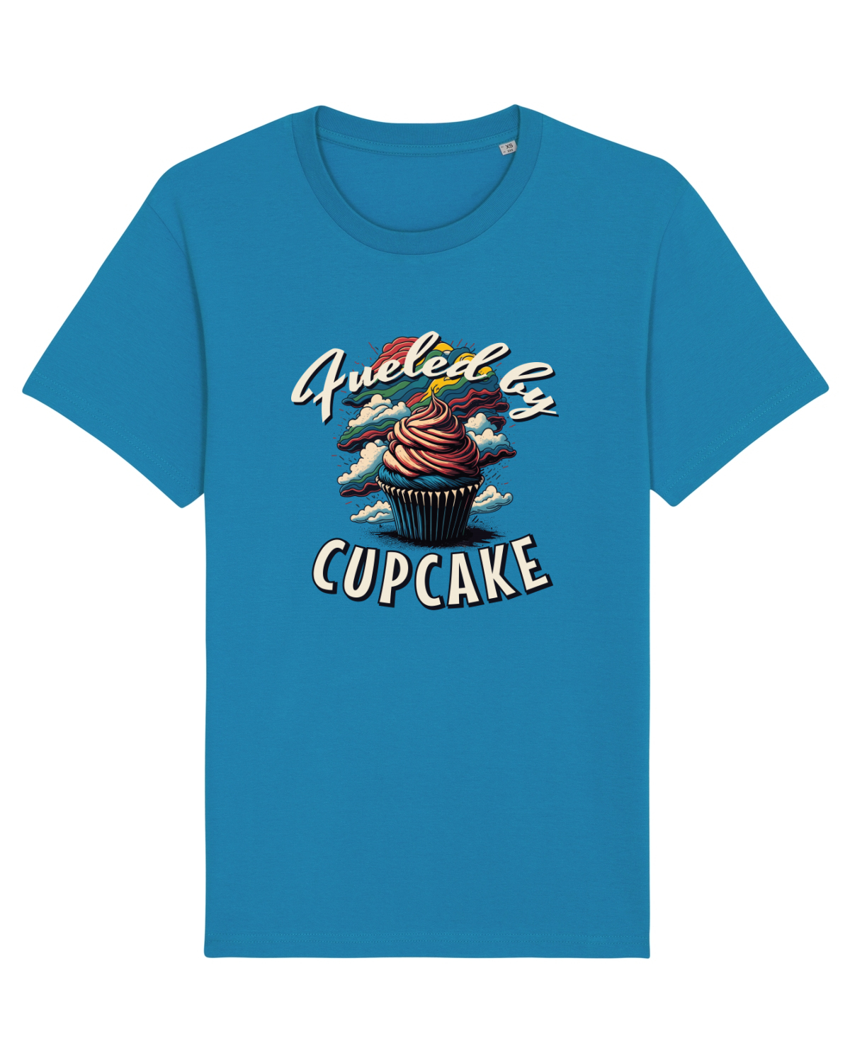 Tricou mânecă scurtă Unisex Rocker Azur