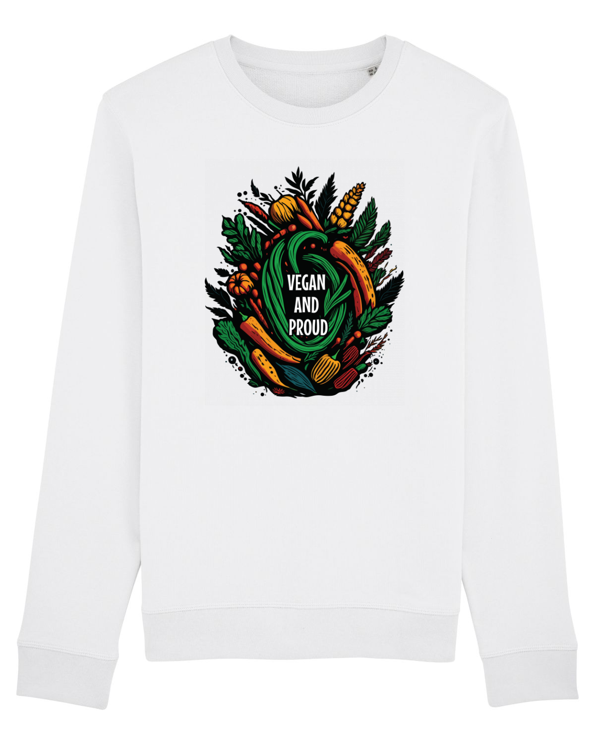 Bluză mânecă lungă Unisex Rise White