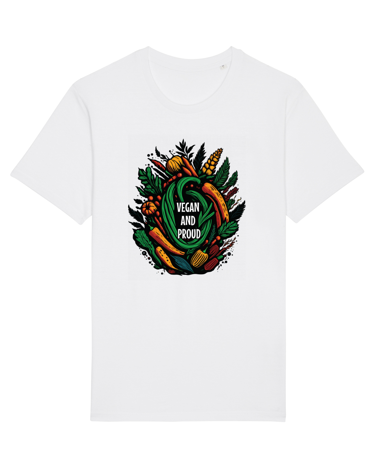 Tricou mânecă scurtă Unisex Rocker White