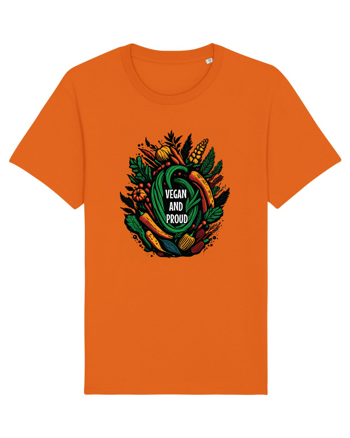 Tricou mânecă scurtă Unisex Rocker Bright Orange