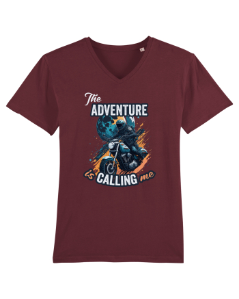 The adventure is calling Burgundy