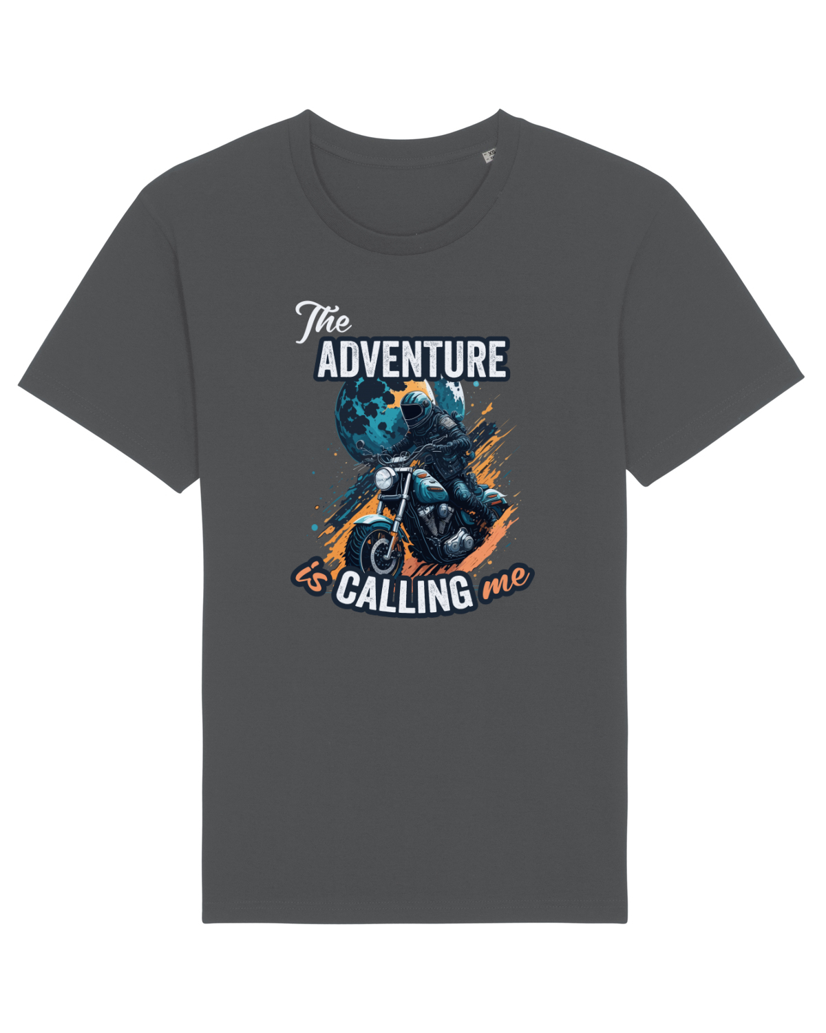 Tricou mânecă scurtă Unisex Rocker Anthracite