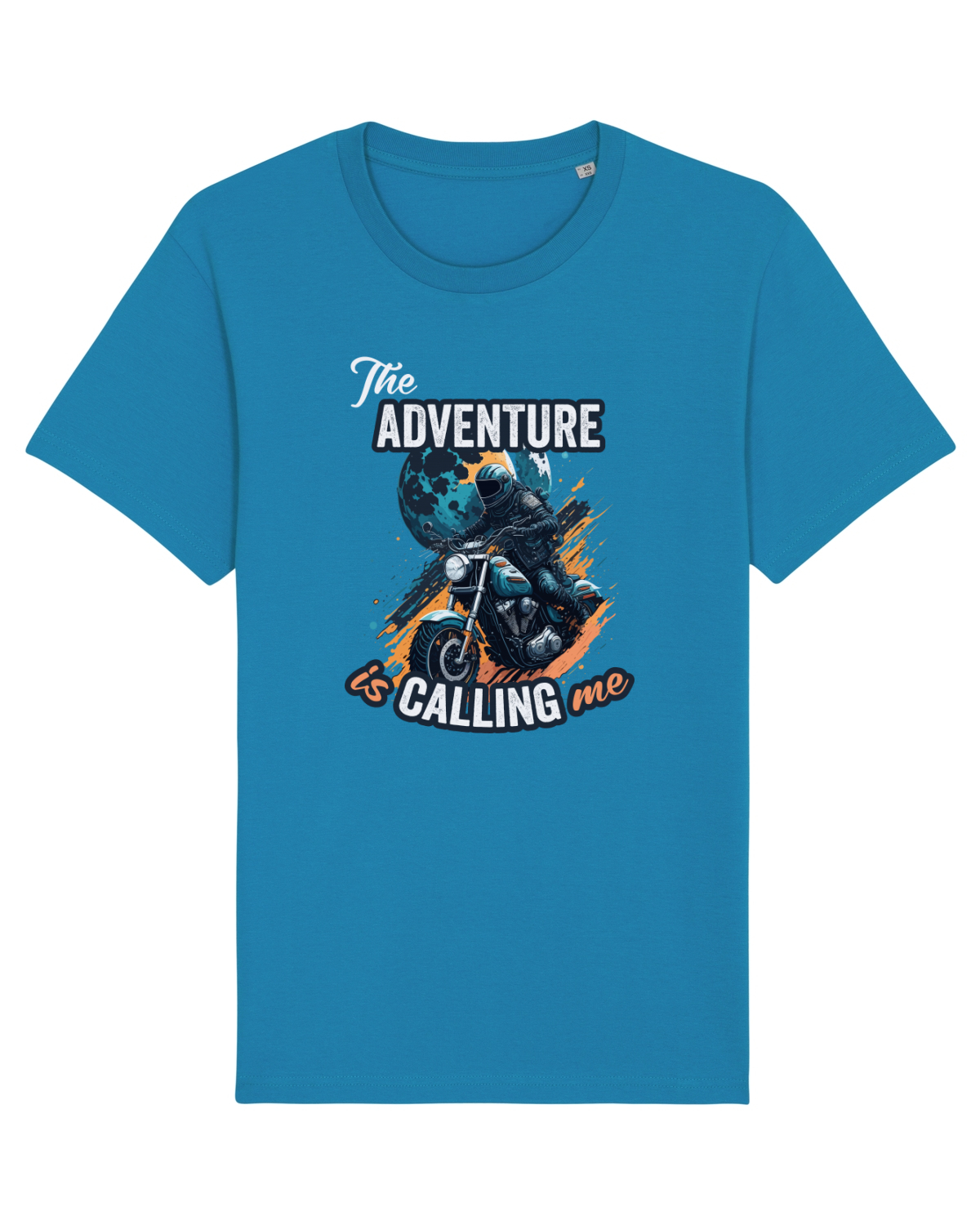 Tricou mânecă scurtă Unisex Rocker Azur
