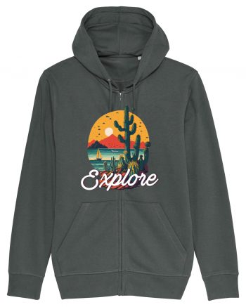 Explore - plaja cu cactusi si apus de soare Anthracite