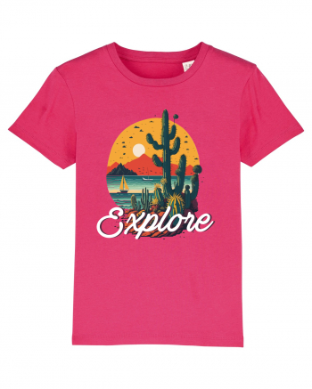 Explore - plaja cu cactusi si apus de soare Raspberry