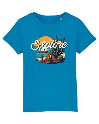 Explore - plaja cu cactusi si apus de soare Azur