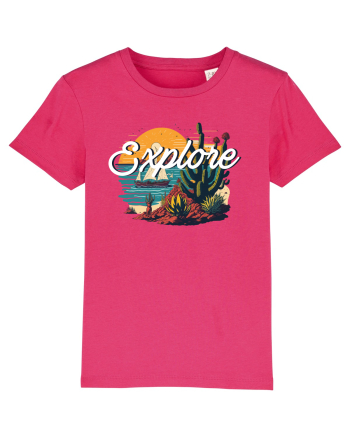 Explore - plaja cu cactusi si apus de soare Raspberry