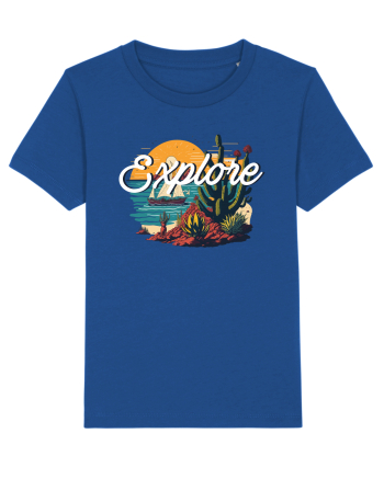 Explore - plaja cu cactusi si apus de soare Majorelle Blue