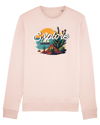 Explore - plaja cu cactusi si apus de soare Candy Pink
