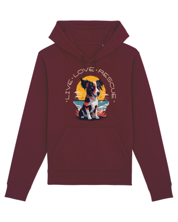 Live Love Rescue 2 Burgundy