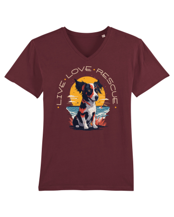 Live Love Rescue 2 Burgundy