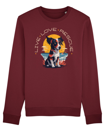 Live Love Rescue 2 Burgundy