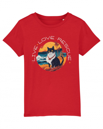 Live Love Rescue Cat 1 Red