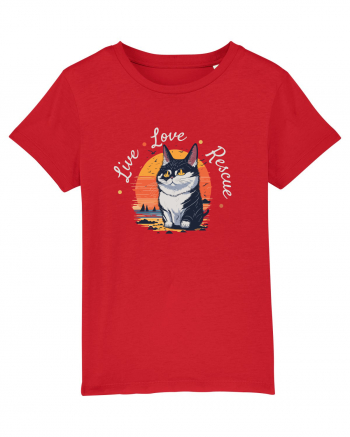 Live Love Rescue Cat 2 Red