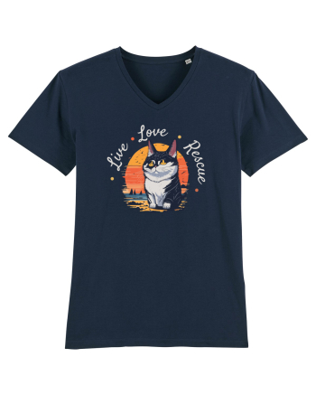 Live Love Rescue Cat 2 French Navy