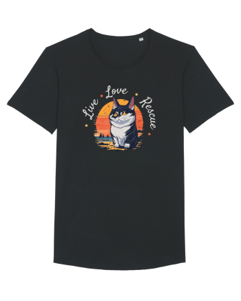 Live Love Rescue Cat 2 Black