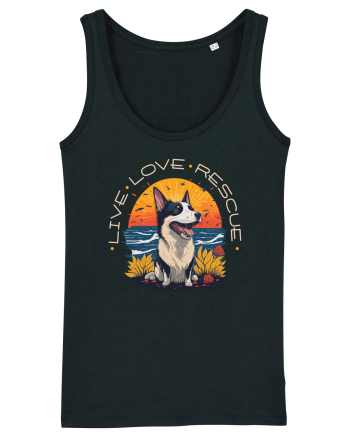 Live Love Rescue Black