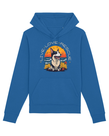 Live Love Rescue Royal Blue
