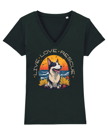 Live Love Rescue Black