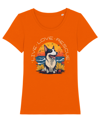 Live Love Rescue Bright Orange