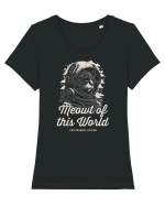 Meout of this world Tricou mânecă scurtă guler larg fitted Damă Expresser