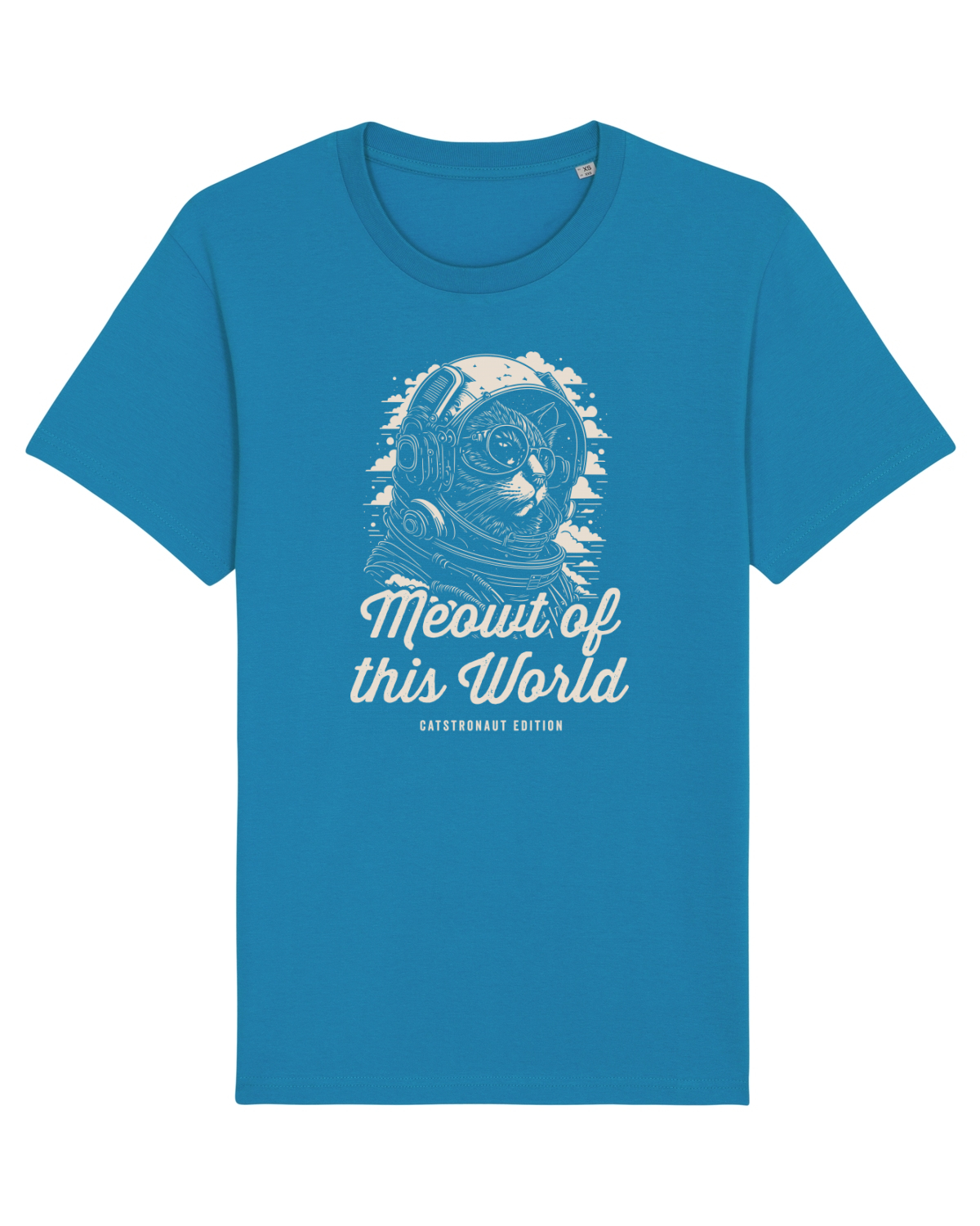 Tricou mânecă scurtă Unisex Rocker Azur