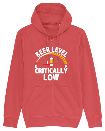 BEER LEVEL CRITICALLY LOW Carmine Red