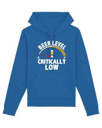 BEER LEVEL CRITICALLY LOW Royal Blue