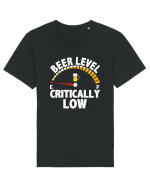 BEER LEVEL CRITICALLY LOW Tricou mânecă scurtă Unisex Rocker