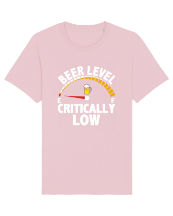 BEER LEVEL CRITICALLY LOW Cotton Pink