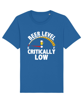 BEER LEVEL CRITICALLY LOW Royal Blue