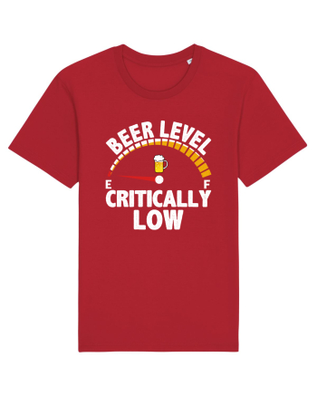 BEER LEVEL CRITICALLY LOW Red