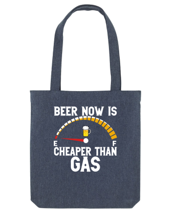 BEER NOW IS CHEAPER THAN GAS Midnight Blue
