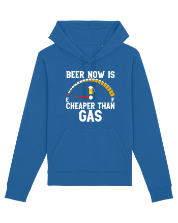 BEER NOW IS CHEAPER THAN GAS Royal Blue