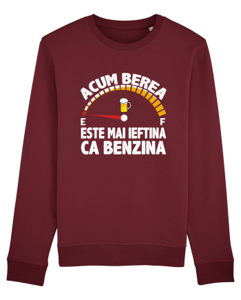 ACUM BEREA ESTE MAI IEFTINA CA BENZINA Burgundy