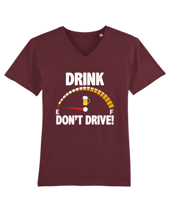 DRINK, DON'T DRIVE! Burgundy