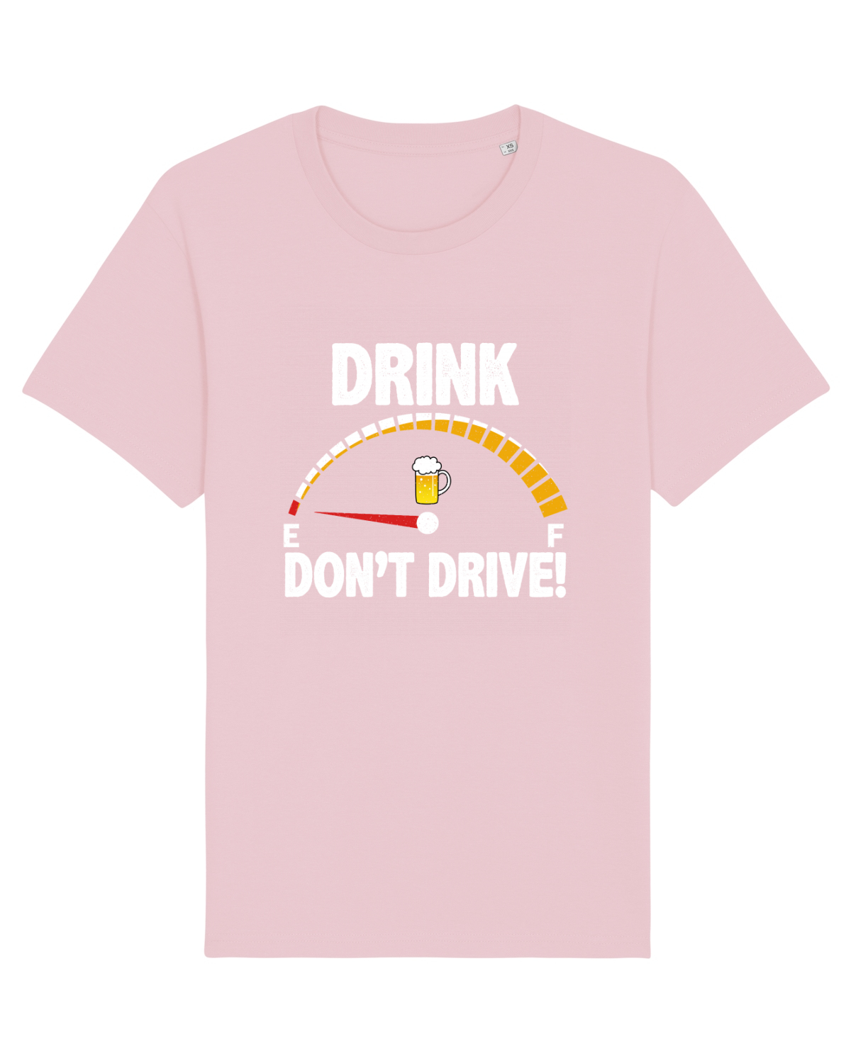 Tricou mânecă scurtă Unisex Rocker Cotton Pink