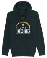I NEED BEER Hanorac cu fermoar Unisex Connector
