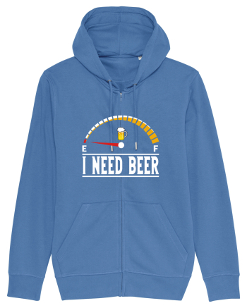 I NEED BEER Bright Blue