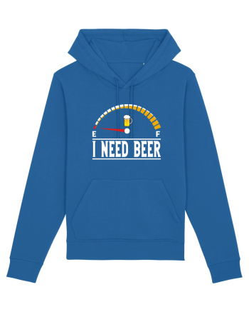 I NEED BEER Royal Blue