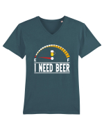 I NEED BEER Tricou mânecă scurtă guler V Bărbat Presenter