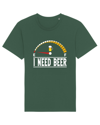 I NEED BEER Bottle Green