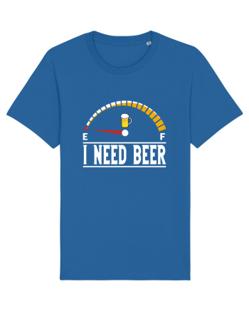 I NEED BEER Royal Blue