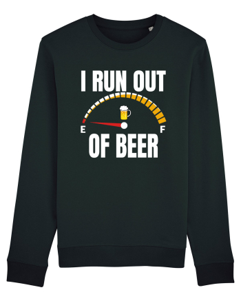 I RUN OUT OF BEER Black