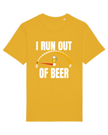 I RUN OUT OF BEER Spectra Yellow