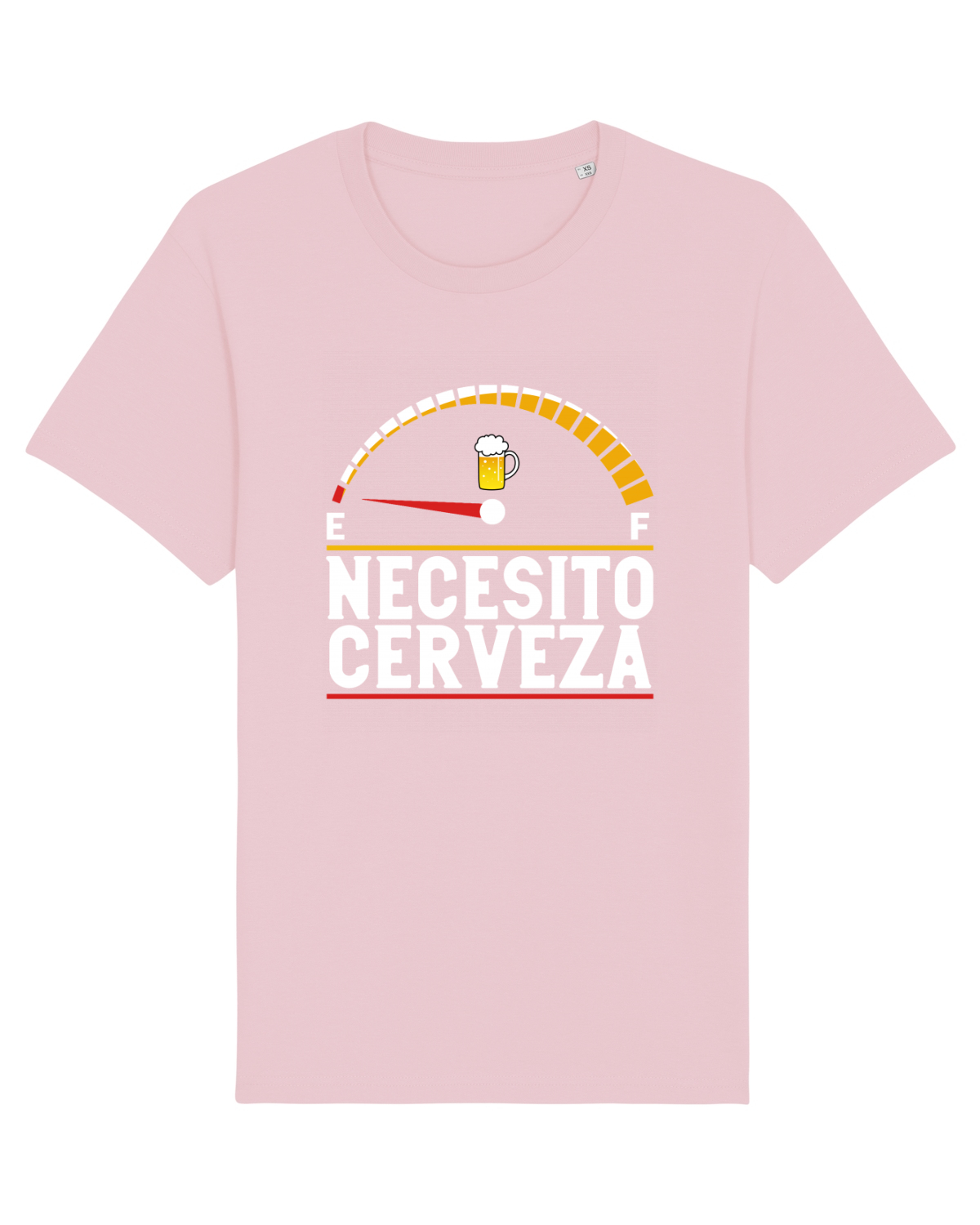 Tricou mânecă scurtă Unisex Rocker Cotton Pink