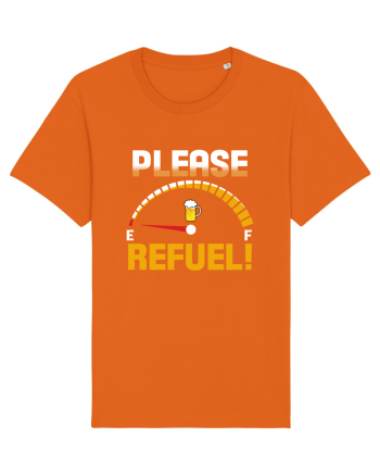 PLEASE REFUEL! Bright Orange