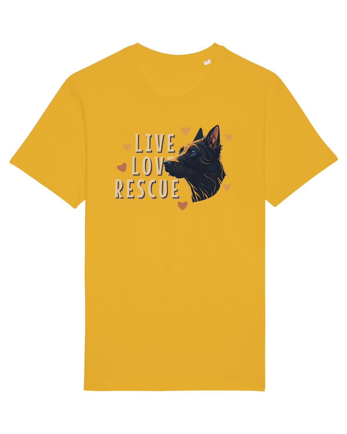 Tricou mânecă scurtă Unisex Rocker Spectra Yellow