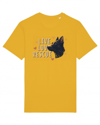 Live Love Rescue Dog -3 Spectra Yellow