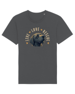 Live Love Rescue - dog 4 Tricou mânecă scurtă Unisex Rocker
